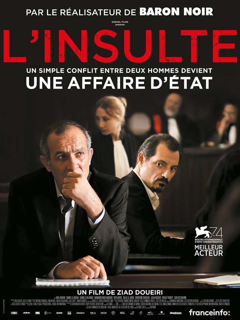 fiche cinéma L'insulte